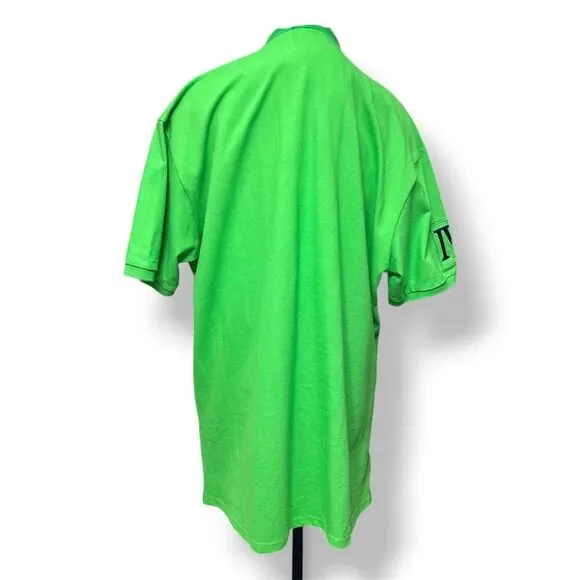 Polo Ralph Lauren 5XL Green Big Pony Crest Polo Shirt Cotton Rugby Equestrian - Picture 4 of 11